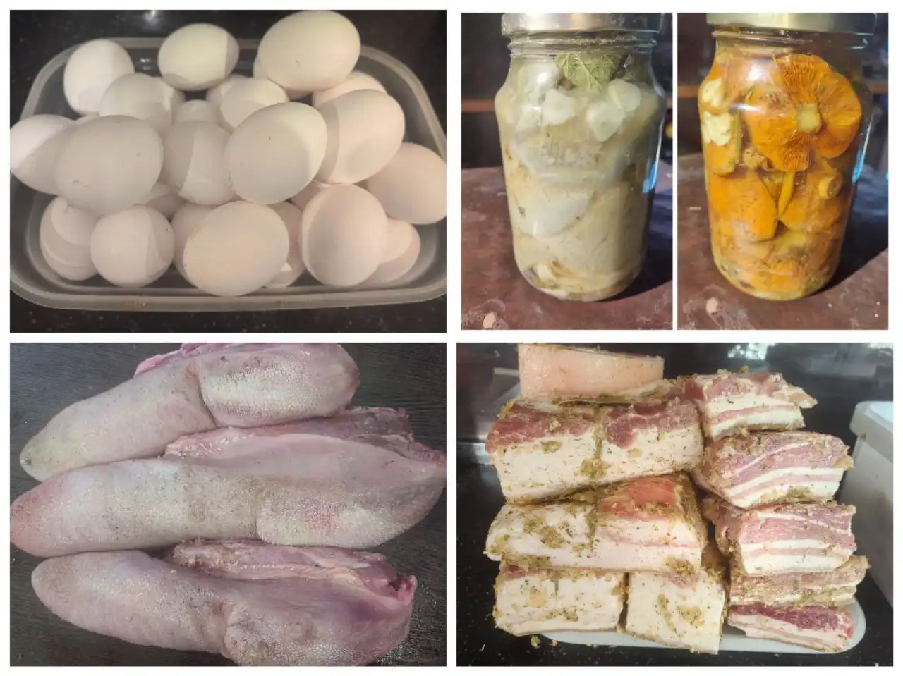 Продажа домашних продуктов: сало, грудинка, яйца, грибы, ягоды - Барахолка в Чита