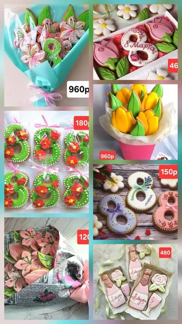 Имбирно медовые пряники ручной работы к 8 марта - Хобби и отдых в Чита