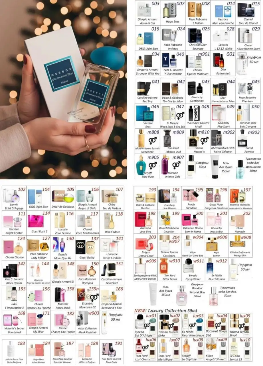 Премиум духи ESSENS из Европы - Парфюмерия (Красота и здоровье) в Чита