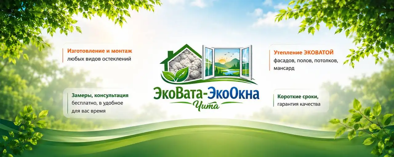 Остекление и утепление домов эковатой - Строительные и отделочные работы (Услуги) в Чита