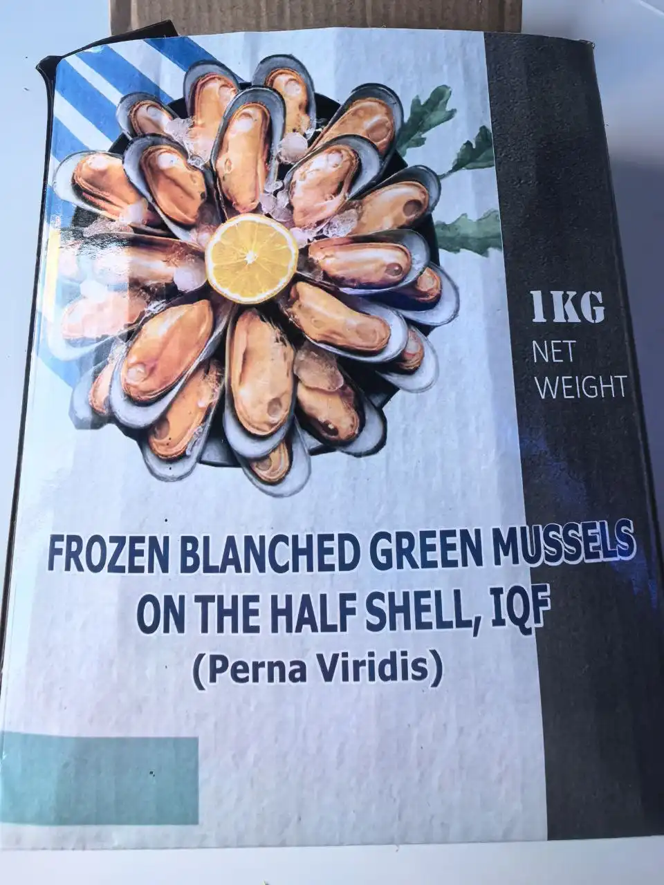 Мидии на створке 1 кг