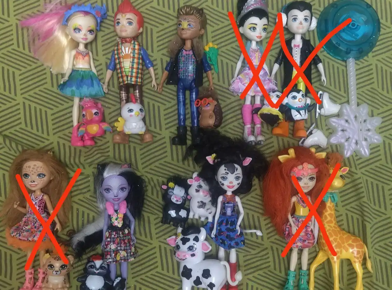 Продажа кукол Энчантималс с аксессуарами