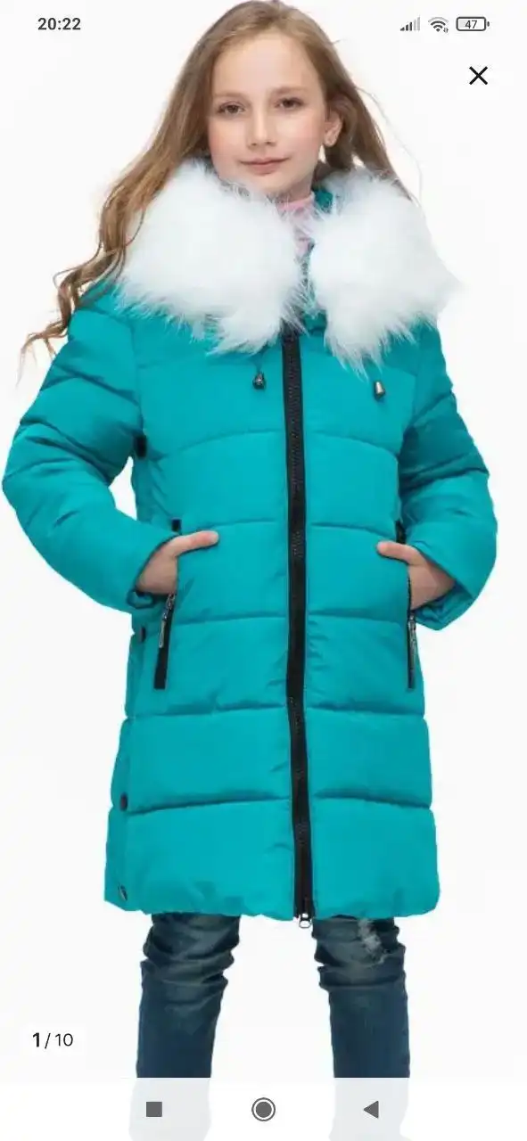 Продам зимнее пальто для девочки