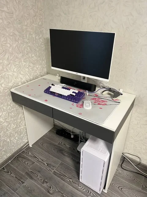 Письменный стол белый с выдвижными ящиками - Для дома и дачи в Ангарск