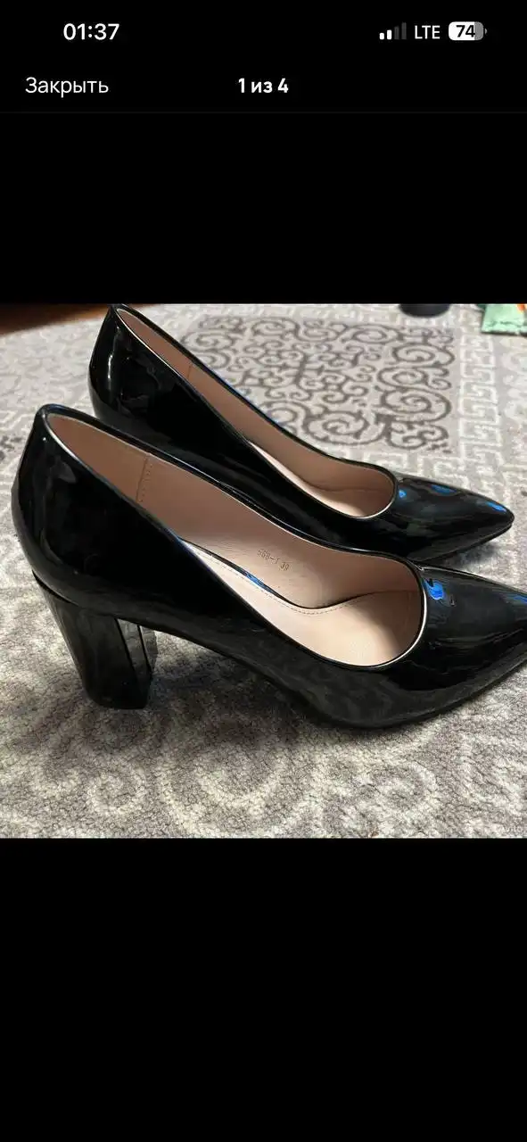 Туфли женские лакированные и обычные 39 размер - Обувь (Одежда) в Ангарск