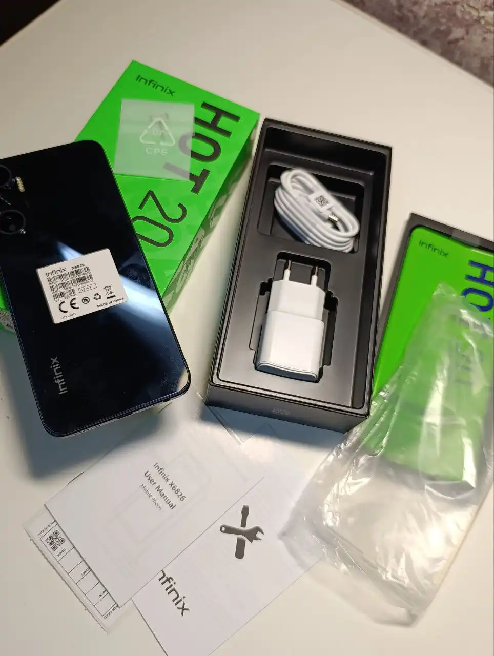 Продажа нового смартфона Infinix Hot 20 в синем цвете - Смартфоны (Электроника) в Ангарск