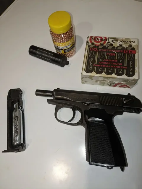 Пневматический пистолет МР-654К, копия Макарова - Удобрения в Ангарск