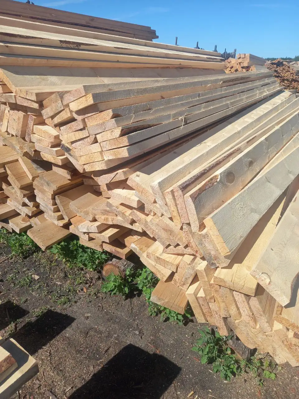 Пиломатериал из под дисковой пилы зимнего спила - Пиломатериалы (Барахолка) в Ангарск