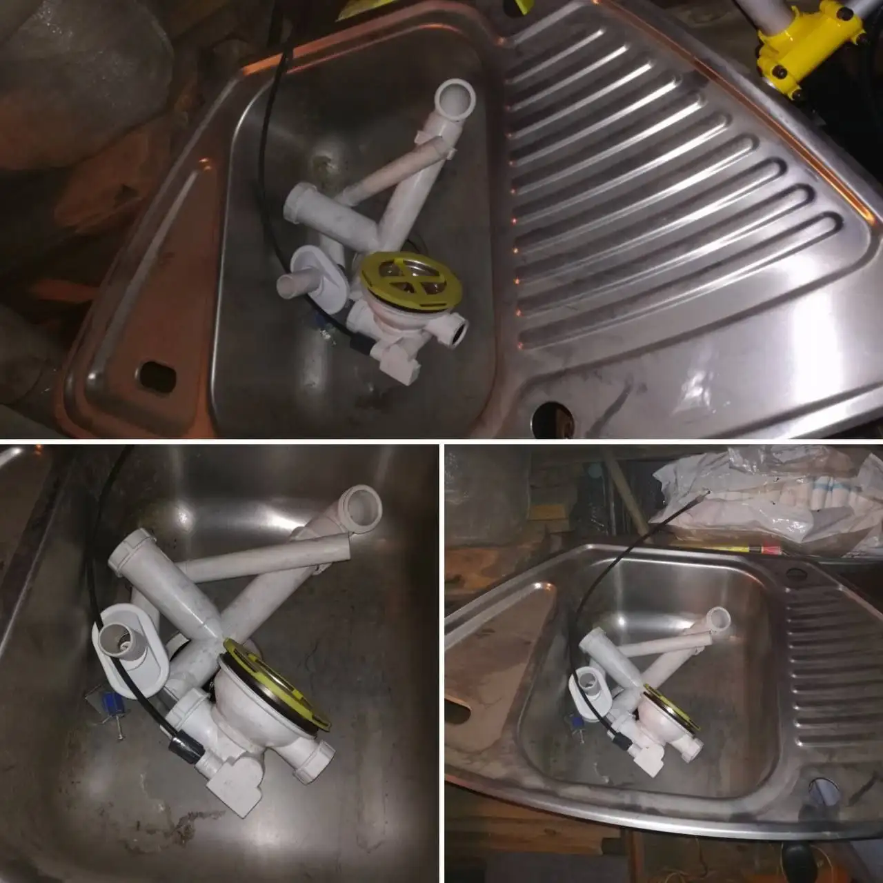 Продажа новой угловой раковины для кухни с фурнитурой - Сантехника (Для дома и дачи) в Н.Ленино