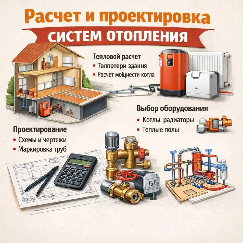 Теплотехнический аудит и расчет отопления - Инженерные услуги (Услуги) в Ангарск