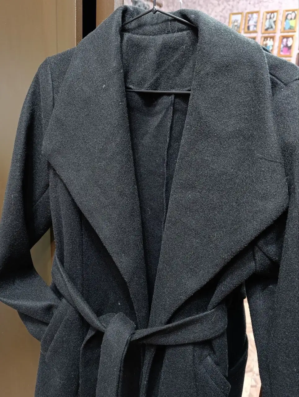 Женское демисезонное пальто Shein чёрного цвета размер M - Верхняя одежда (Одежда) в Ангарск