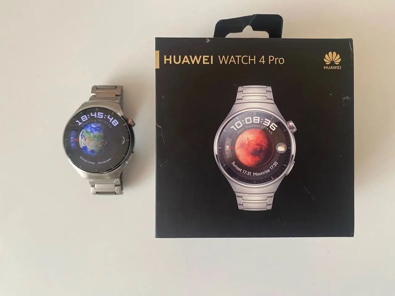 Б/У титановые часы Huawei 4 Pro - Умные часы (Электроника) в Ангарск
