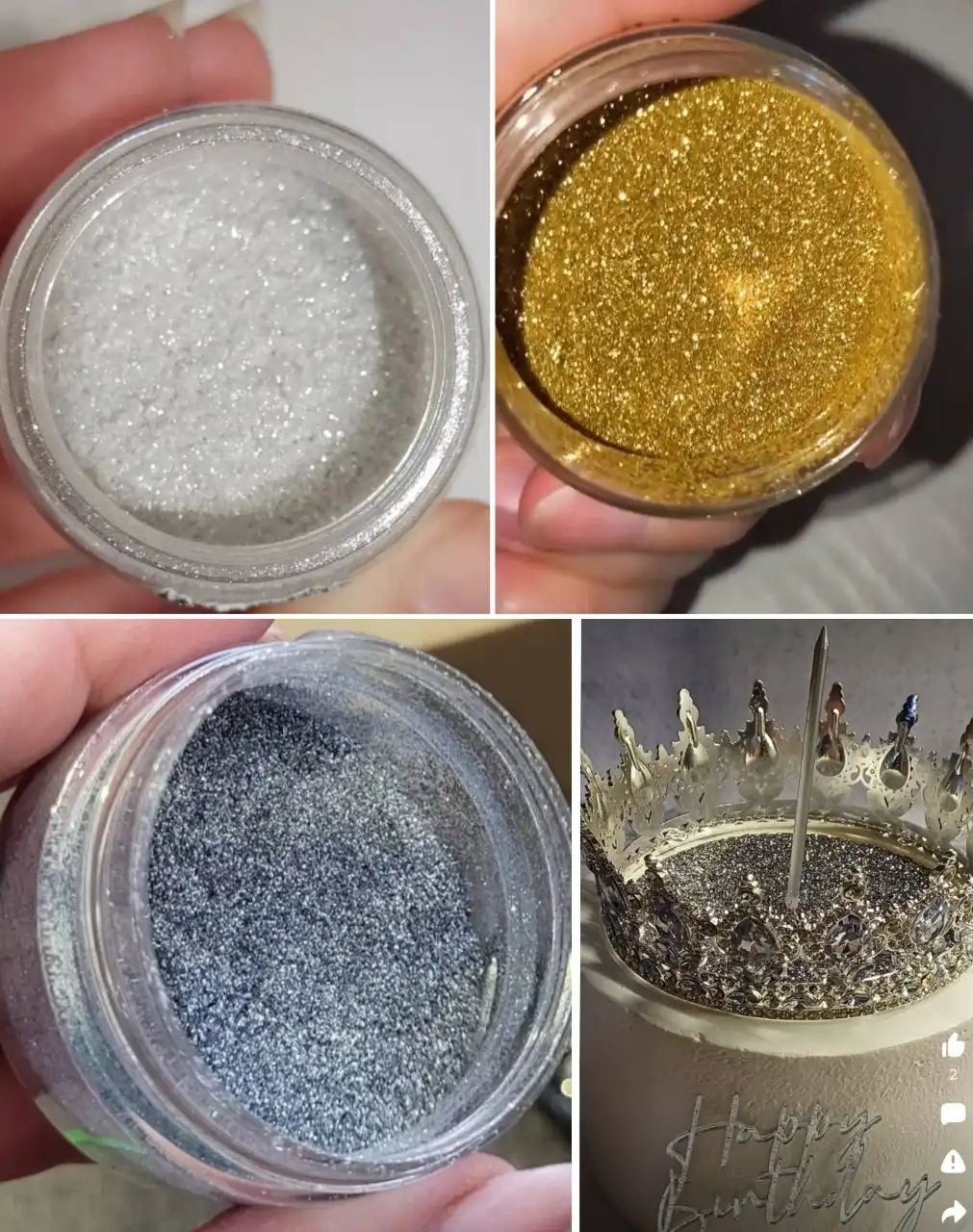 Продажа пищевых блёсток и плунжеров-снежинок