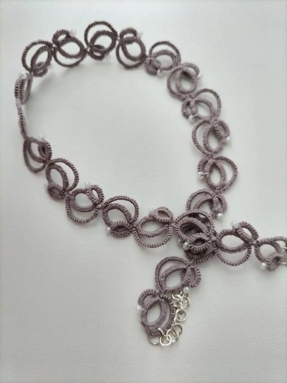 Комплект "жемчужина" сережки и чокер - Бижутерия (Барахолка) в Саратов