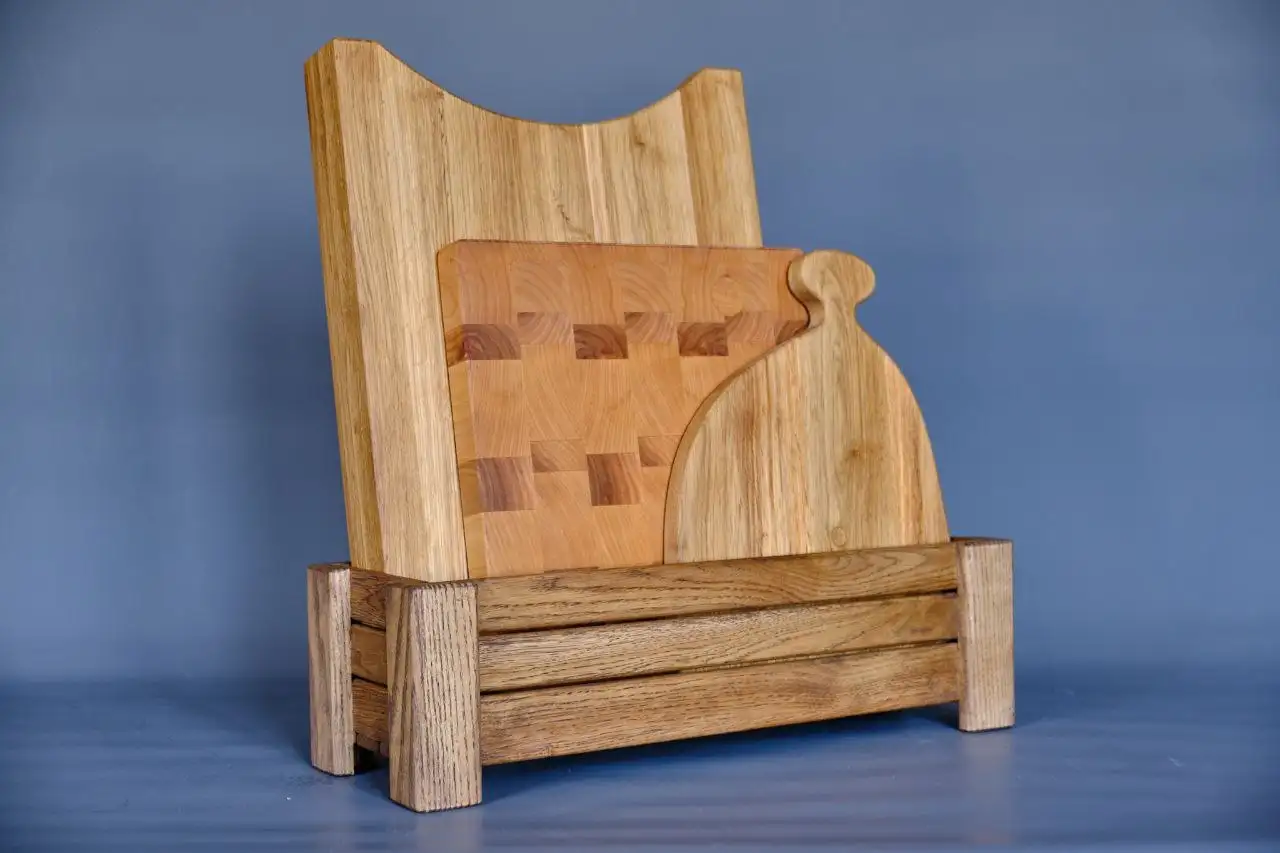 Разделочные доски из дерева и ящик для хранения - Кухонная утварь (Для дома и дачи) в Саратов