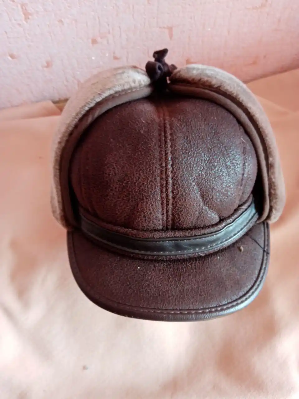 Мужская зимняя шапка-картуз