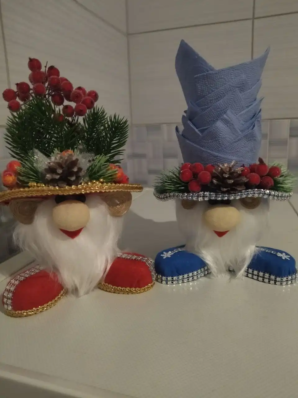 Декоративные новогодние подставки