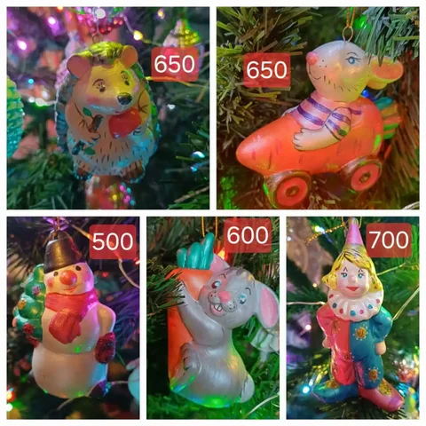 Фарфоровые ёлочные игрушки Беловское - Барахолка в Белгород