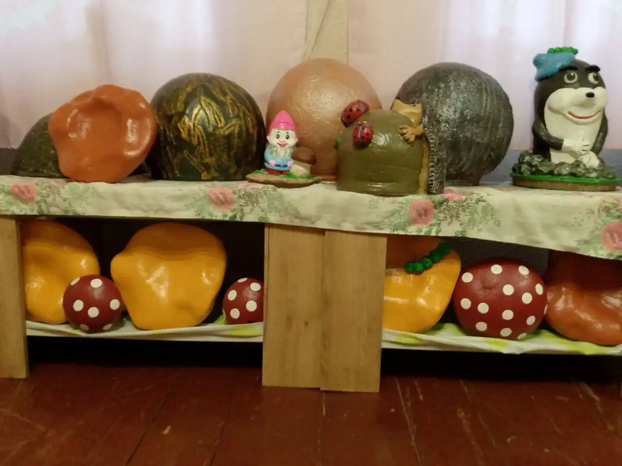 Садовые фигурки из цемента ручной работы