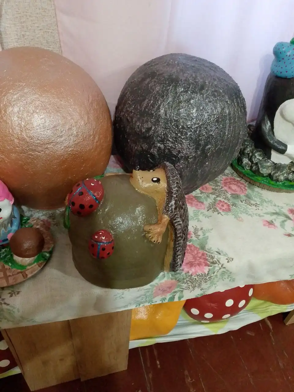 Садовые фигурки из цемента ручной работы