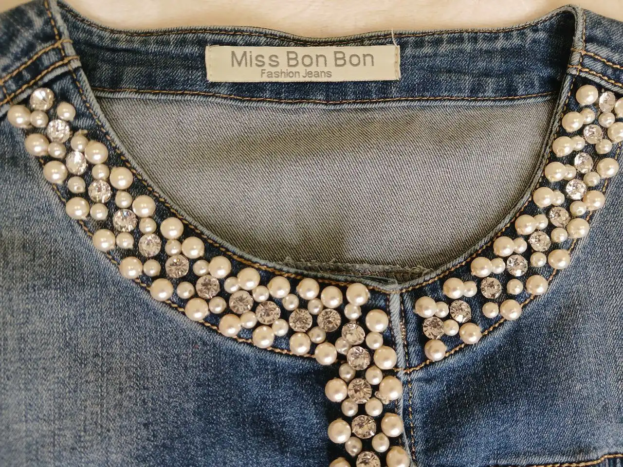 Джинсовая куртка Miss Bonbon