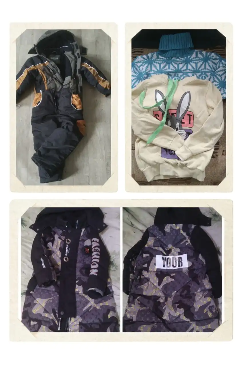 Зимний костюм, куртка, свитер и худи для детей 5-6 лет