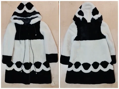 Шубка из натуральной овчины для девочки 7-9 лет - Детская одежда в Белгород