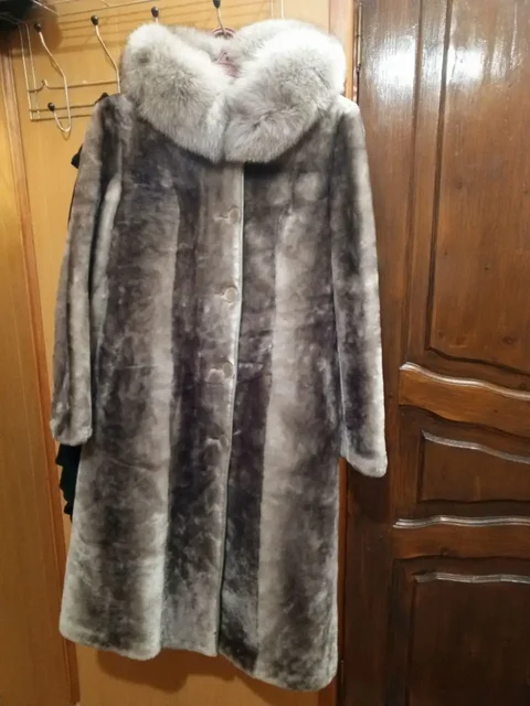 Продается шуба мутоновая натуральная размер 48 - Верхняя одежда в Белгород