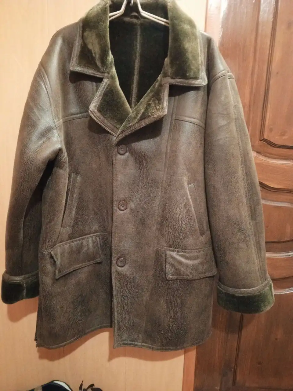 Мужская дублёнка искусственная размер 56-58 - Верхняя одежда (Одежда) в Белгород