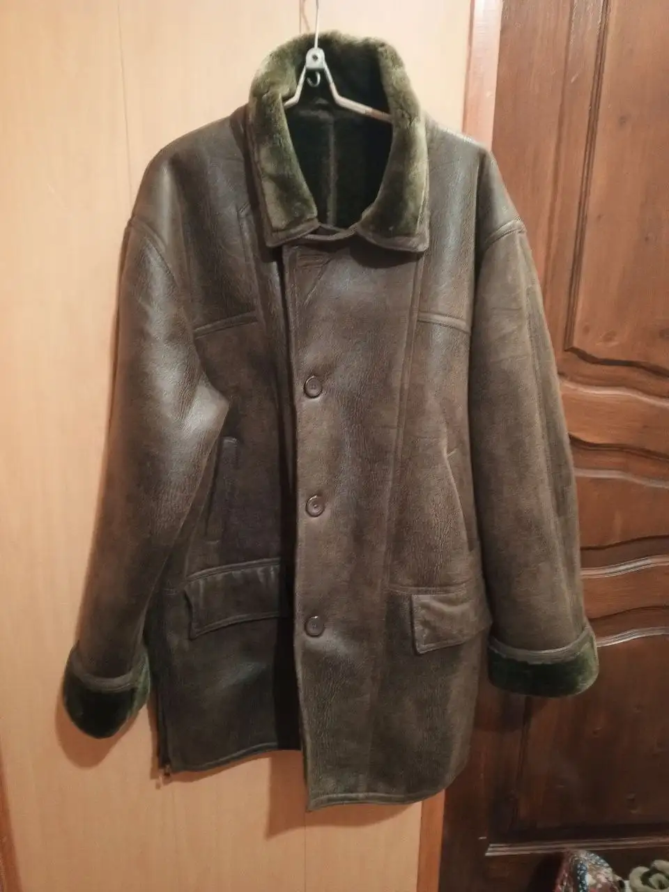 Мужская дублёнка искусственная размер 56-58 - Верхняя одежда (Одежда) в Белгород