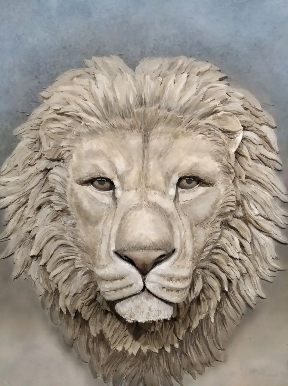 Лев из гипса ручной работы - Рукоделие (Хобби и отдых) в Белгород