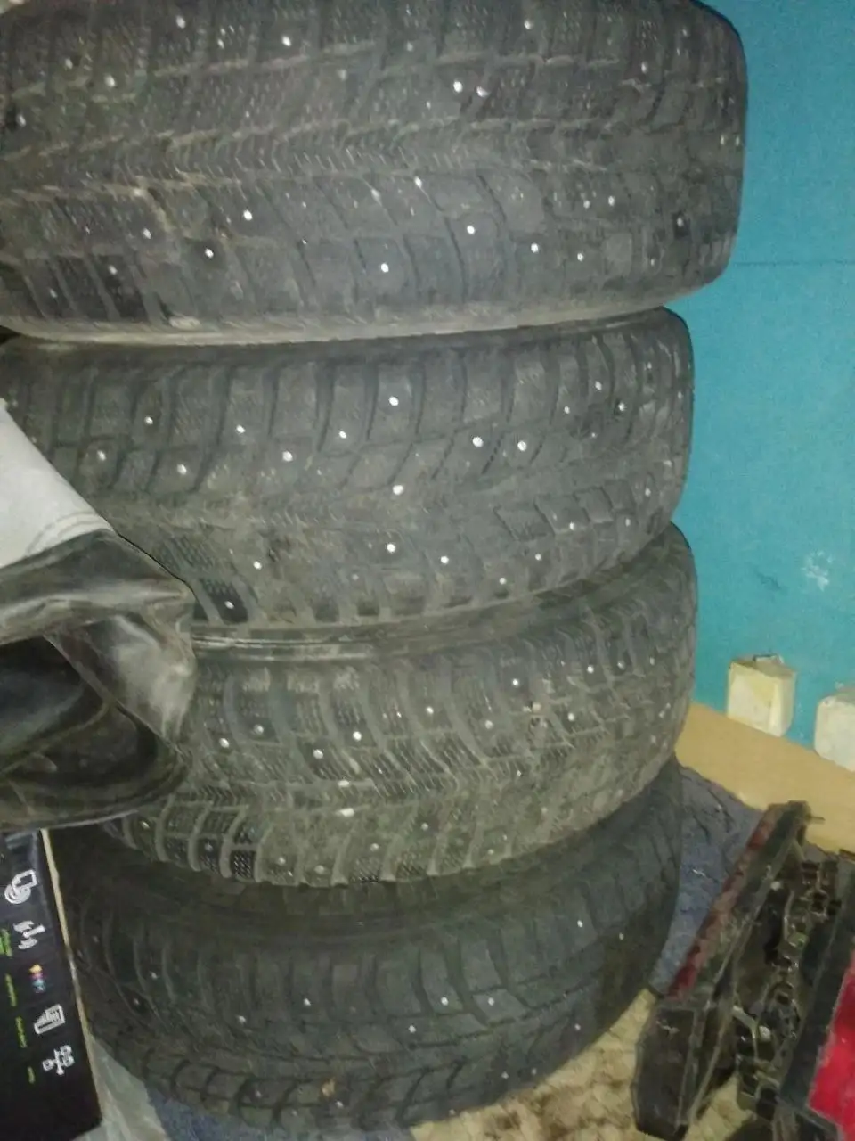 Продам зимние колеса в сборе R15 5/114*3 - Шины и диски (Авто) в Белгород