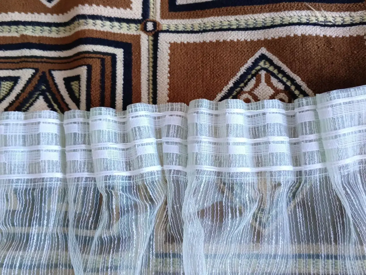 Тюль нежно-зеленый 220x300 - Текстиль (Барахолка) в Белгород