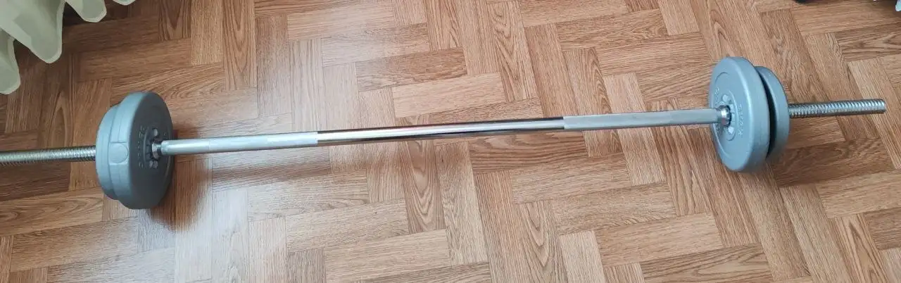 Продам гриф с замками разборный 300*1600 с блинами - Спорт и фитнес (Хобби и отдых) в Белгород