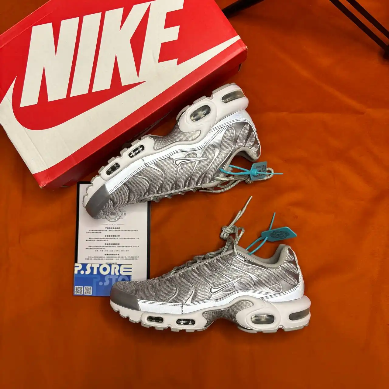 Nike Air Max TN Plus Metallic Silver в наличии в Пензе
