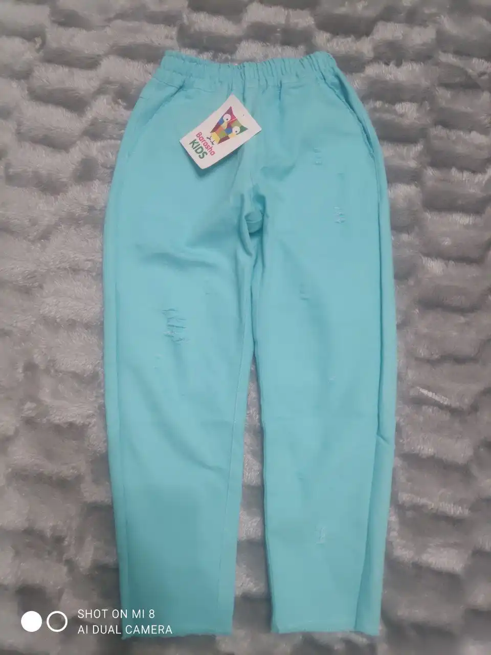 Брюки-бананы джинсовые МОМ 120 размер