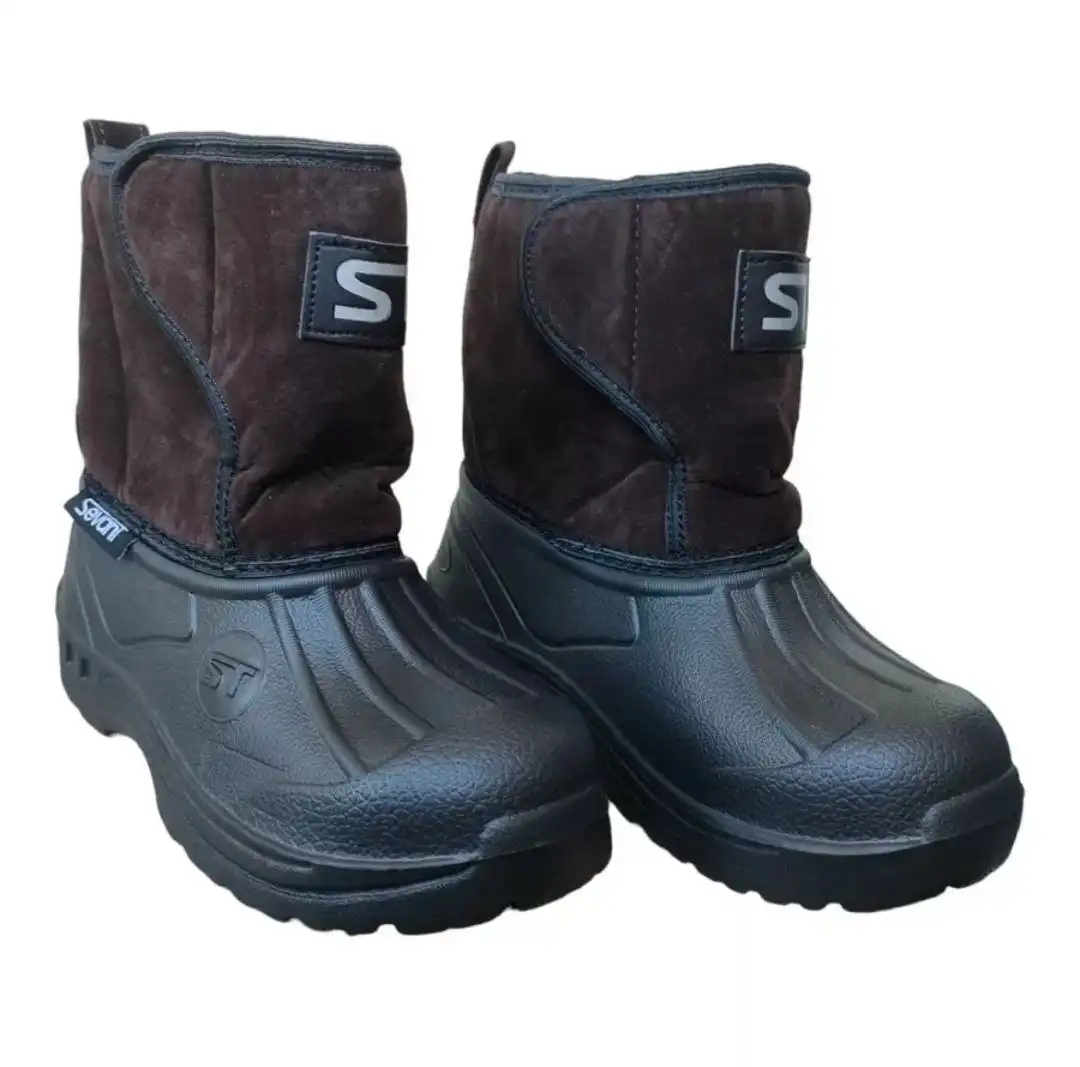 Детские комбинированные сапоги (сноубутсы) с подкладкой из искусственного меха - Обувь (Товары для детей) в Пенза