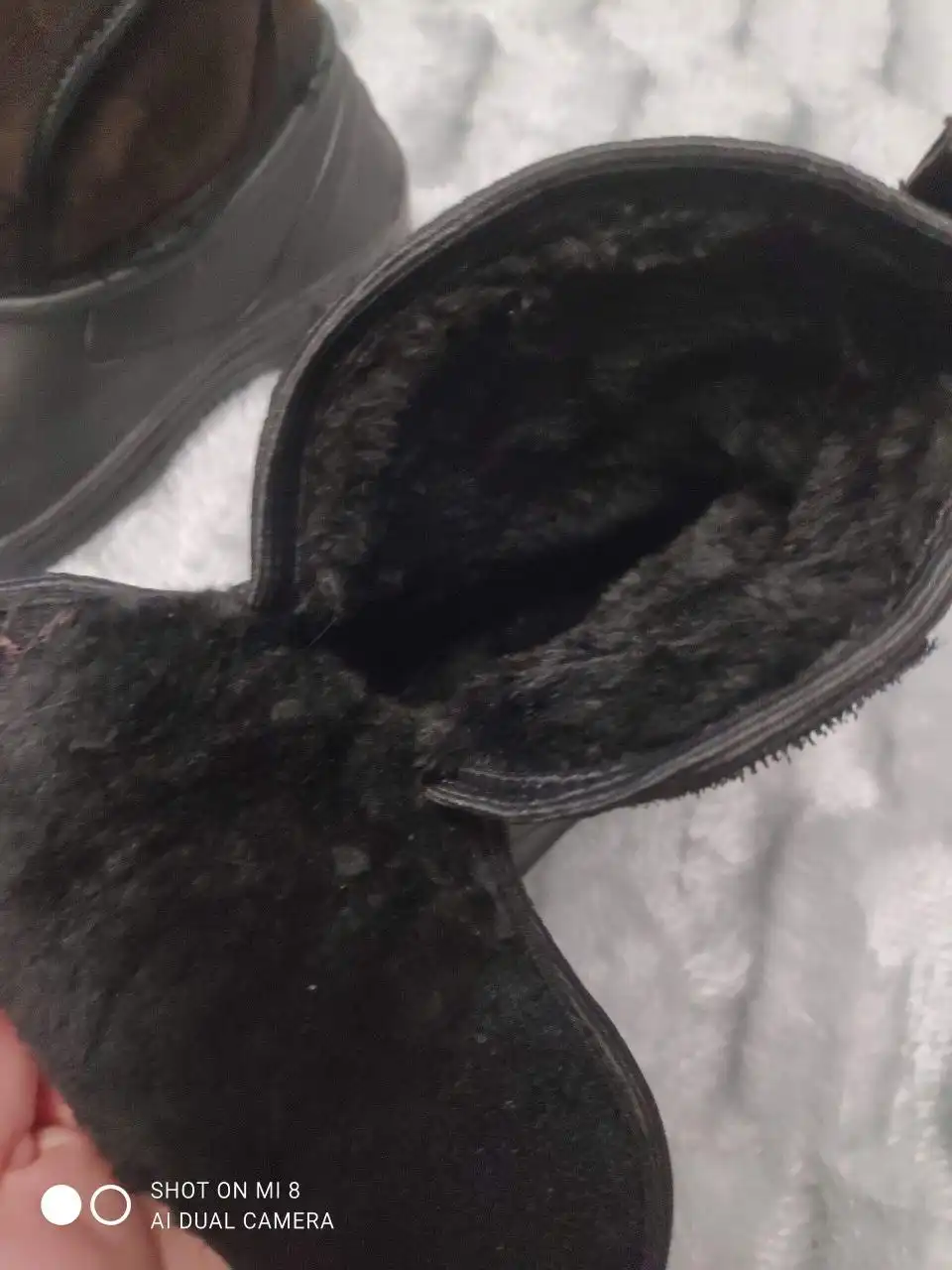 Детские комбинированные сапоги (сноубутсы) с подкладкой из искусственного меха - Обувь (Товары для детей) в Пенза