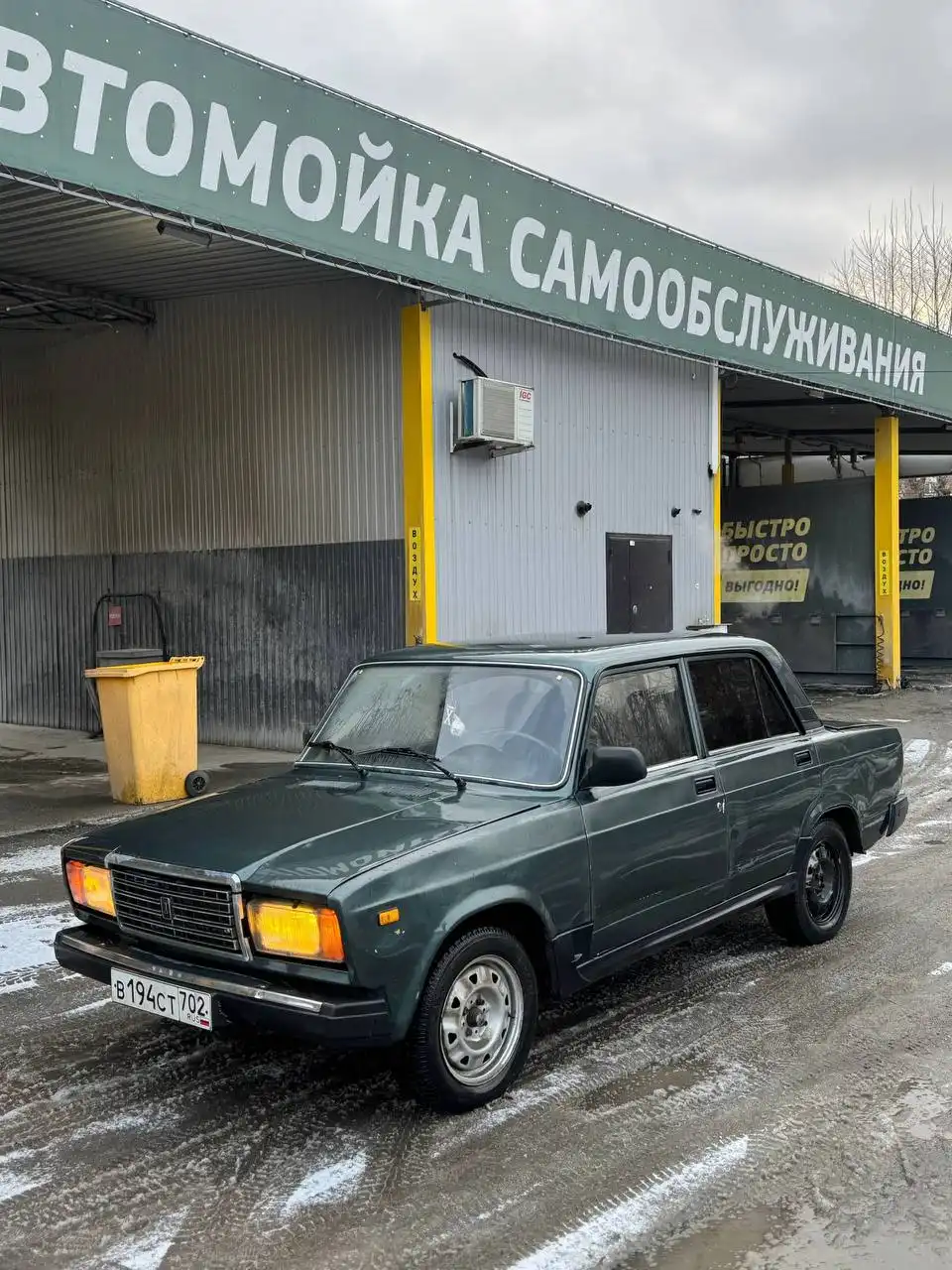 ВАЗ 2107 2010 года в идеальном состоянии с зимней резиной