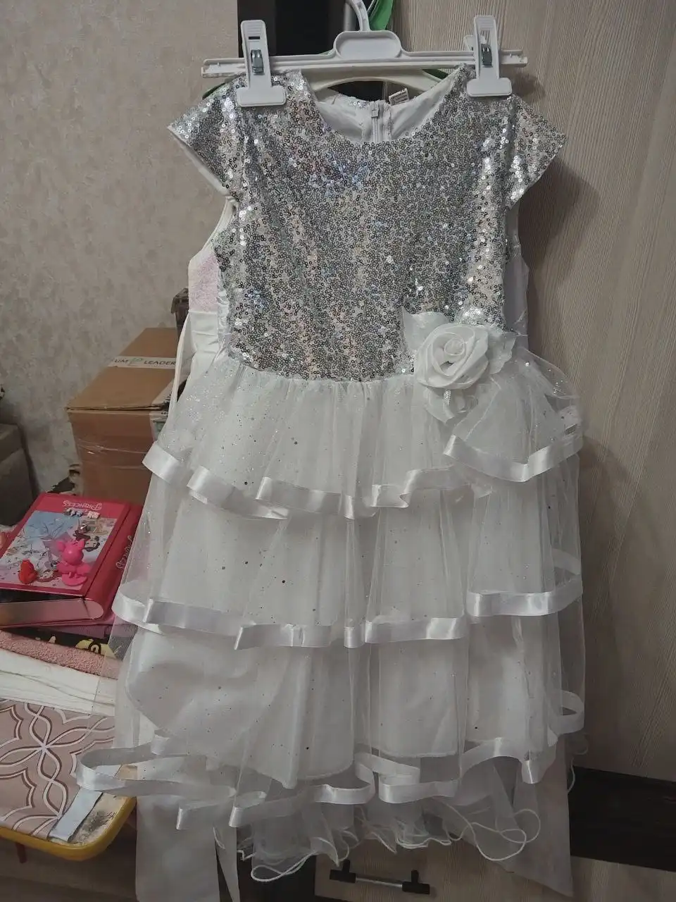 Продажа новогодних платьев для девочек 5-7 лет