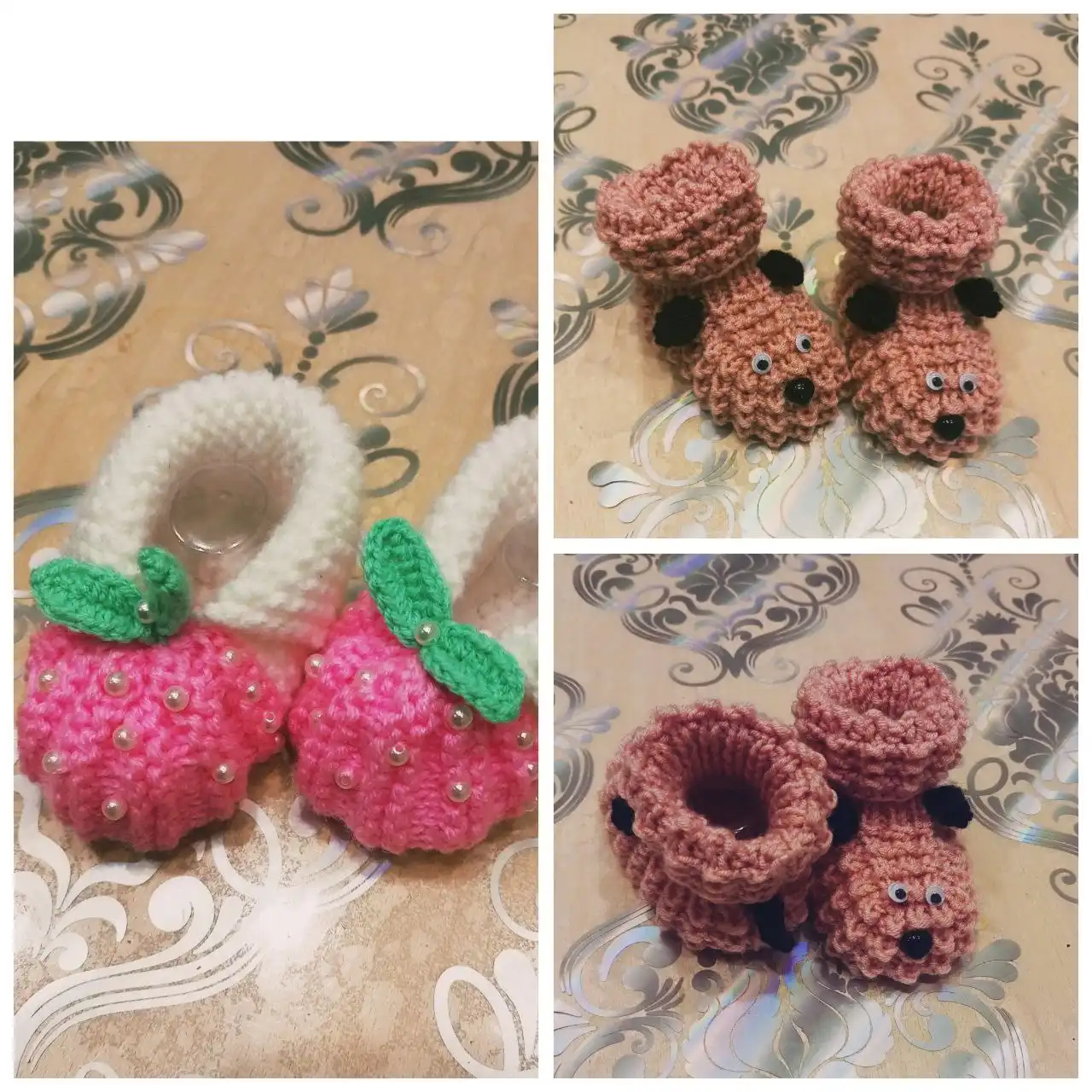 Детская вязаная одежда ручной работы из пряжи