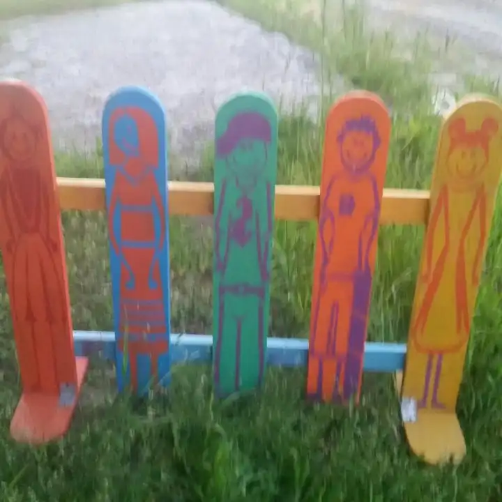 Ограждение заборчика с художественной росписью - Сад и огород (Барахолка) в Сургут