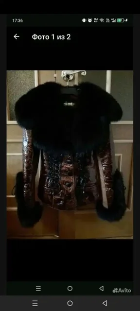 Куртка с натуральным мехом, размер 40-42 - Школьная форма в Сургут
