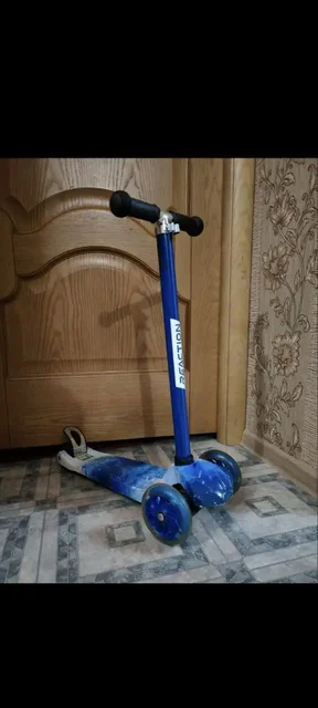 Трехколесный самокат детский с космическим рисунком - Аквариумистика в Сургут