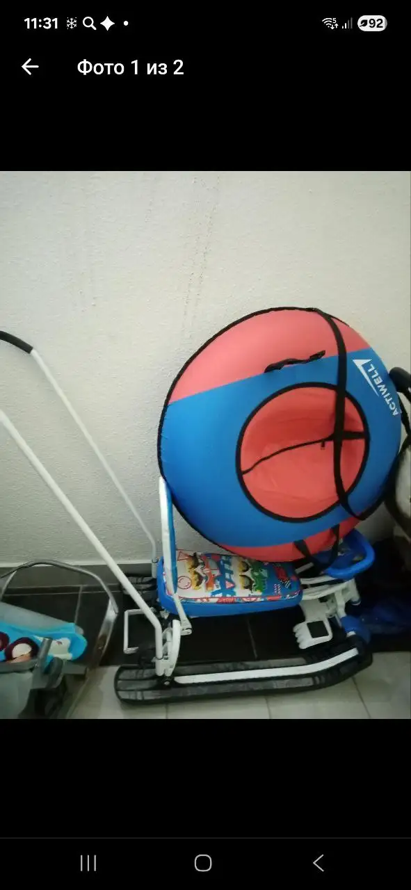 Снегокат в отличном состоянии с колёсами - Хобби и отдых в Сургут