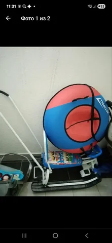 Снегокат в отличном состоянии с колёсами - Цветы и растения в Сургут