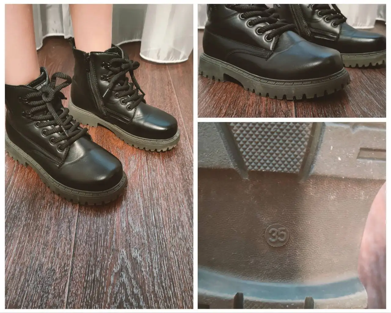 Демисезонные ботинки на девочку 35 размера - Детская обувь (Барахолка) в Сургут