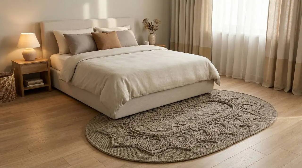 Ковёр ручной работы в стиле «Французский шик» - Ковры (Барахолка) в Нефтеюганск