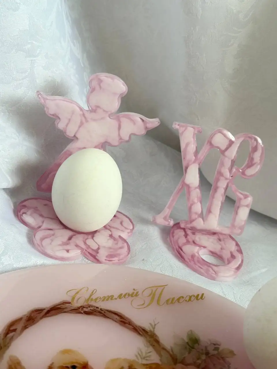 Пасхальное блюдо и подставки для яиц - Праздничные товары (Барахолка) в Сургут