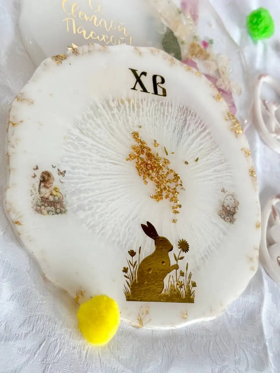 Пасхальное блюдо и подставки для яиц - Праздничные товары (Барахолка) в Сургут
